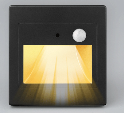 Lámpara LED de pared interior con sensor de movimiento (unidad individual)