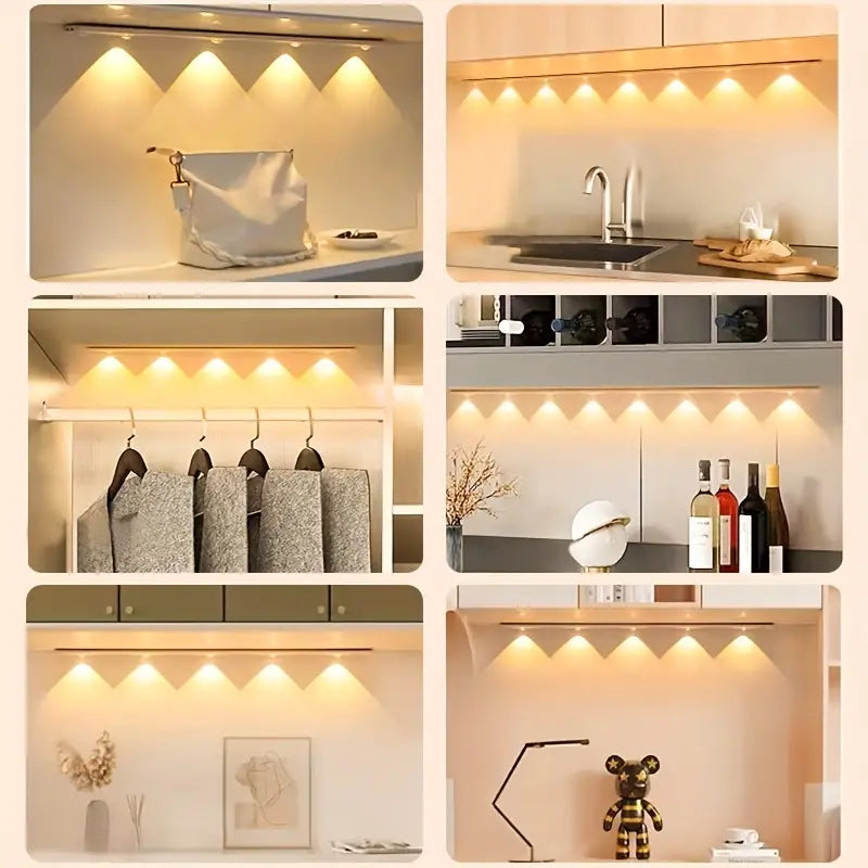 Ultra Thin LED Motion Sensor Cabinet Light (1pc)