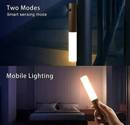Luz nocturna con sensor de movimiento magnético