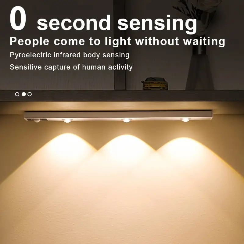 Ultra Thin LED Motion Sensor Cabinet Light (1pc)