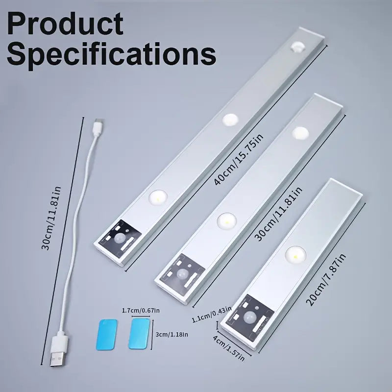 Ultra Thin LED Motion Sensor Cabinet Light (1pc)