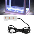 AYNEFY Luz LED pequeña USB para acuario, luz de paisaje para peces, luz para plantas acuáticas de acuario, lámpara LED decorativa de escritorio para peces para iluminación diaria