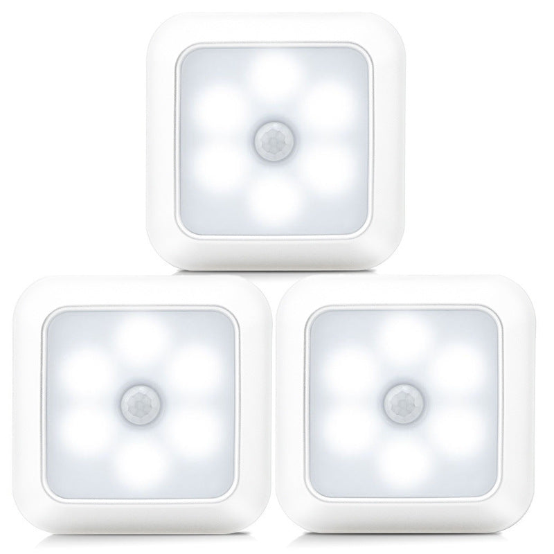 1 luz nocturna LED con sensor de movimiento inteligente para uso doméstico