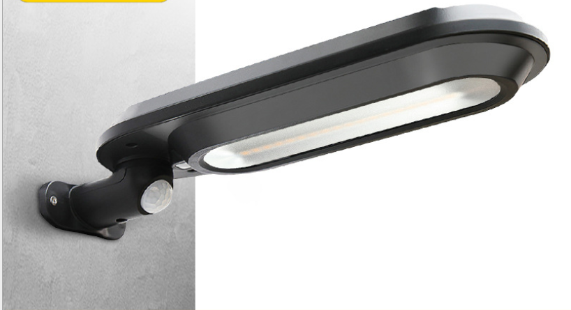 Aplique solar de pared con sensor de movimiento para exteriores