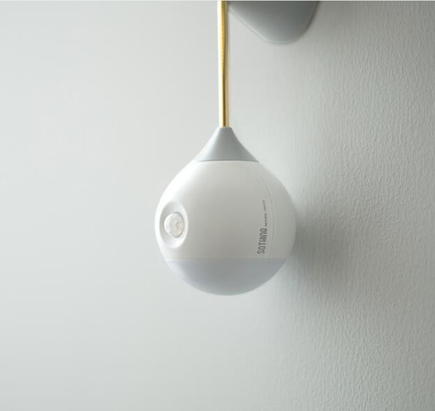 Luz nocturna de cabecera con sensor de movimiento inteligente