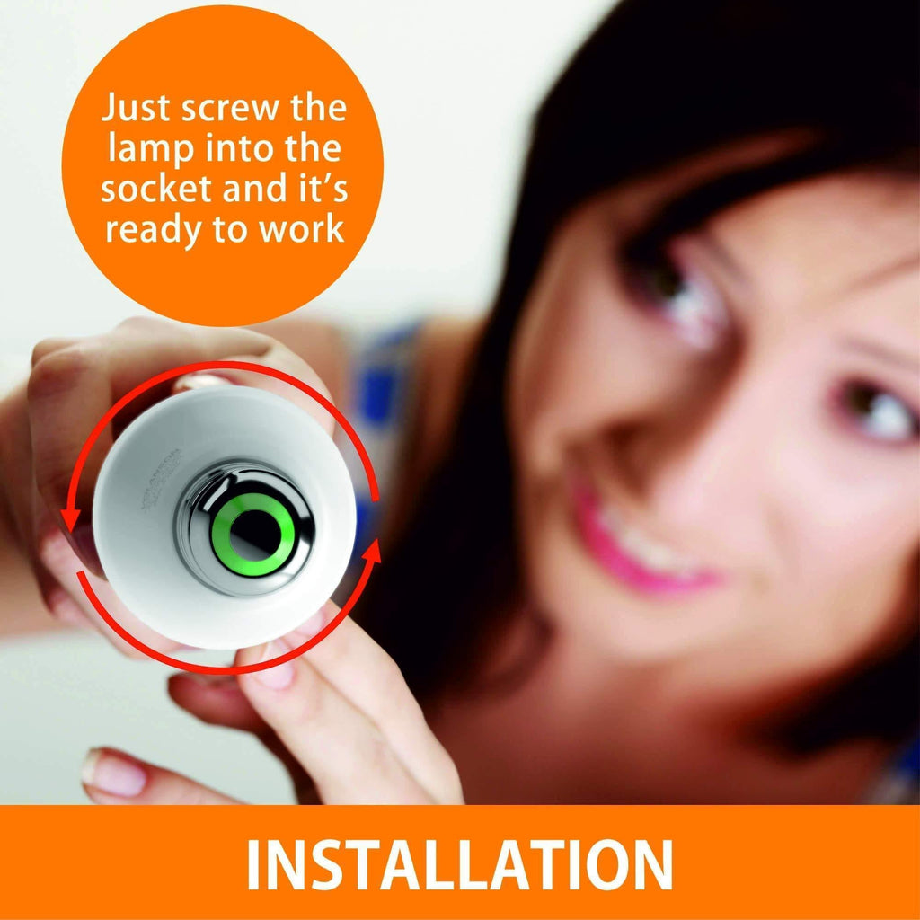 Bombilla con sensor de movimiento de radar para exteriores e interiores, luz diurna activada por movimiento, paquete de 2