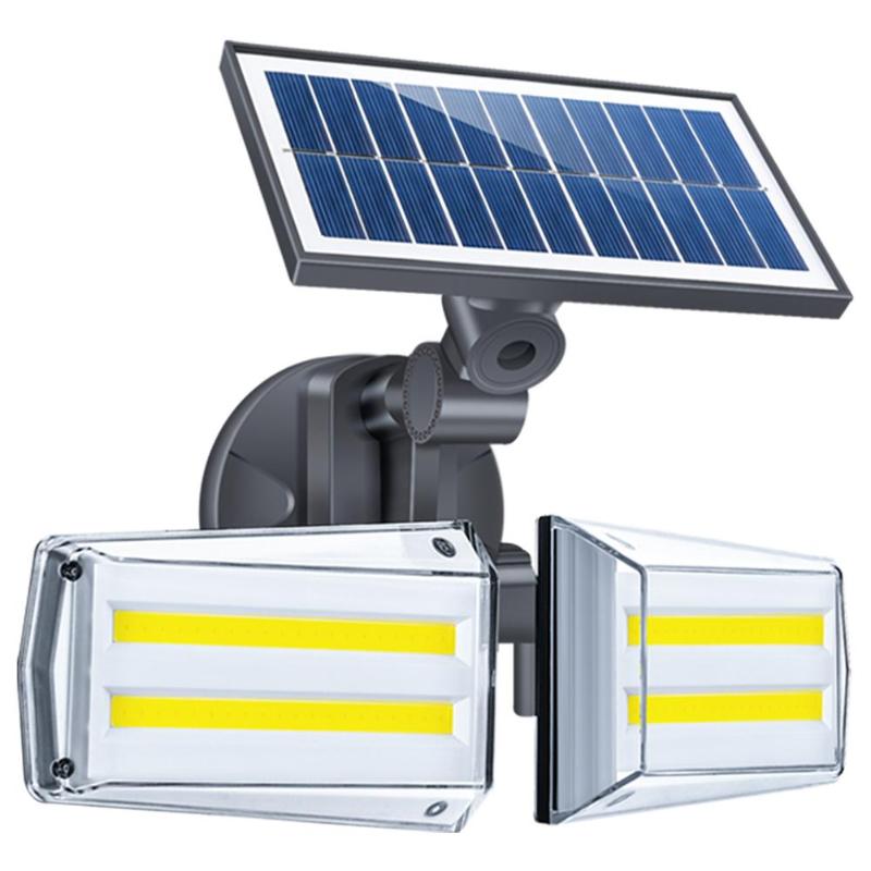 Solar Wall Light with Motion Sensor and Rotatable Design
